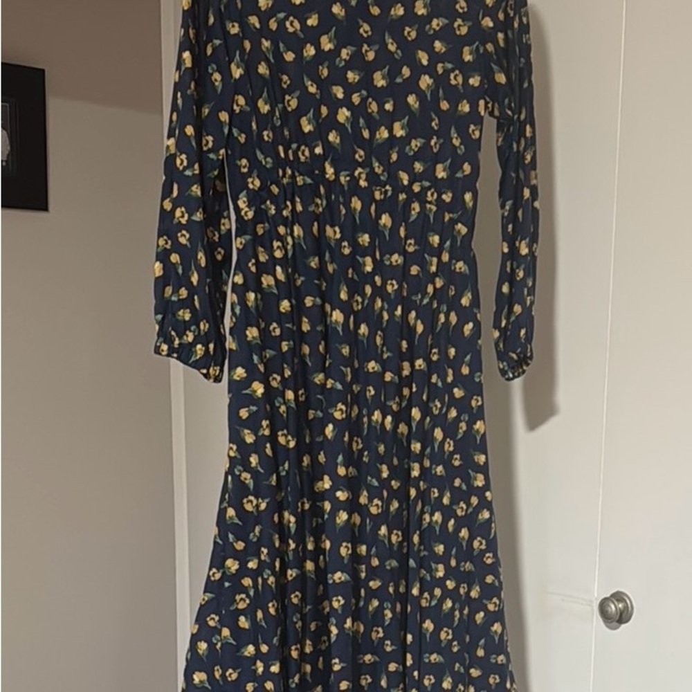 Floral Navy Dress